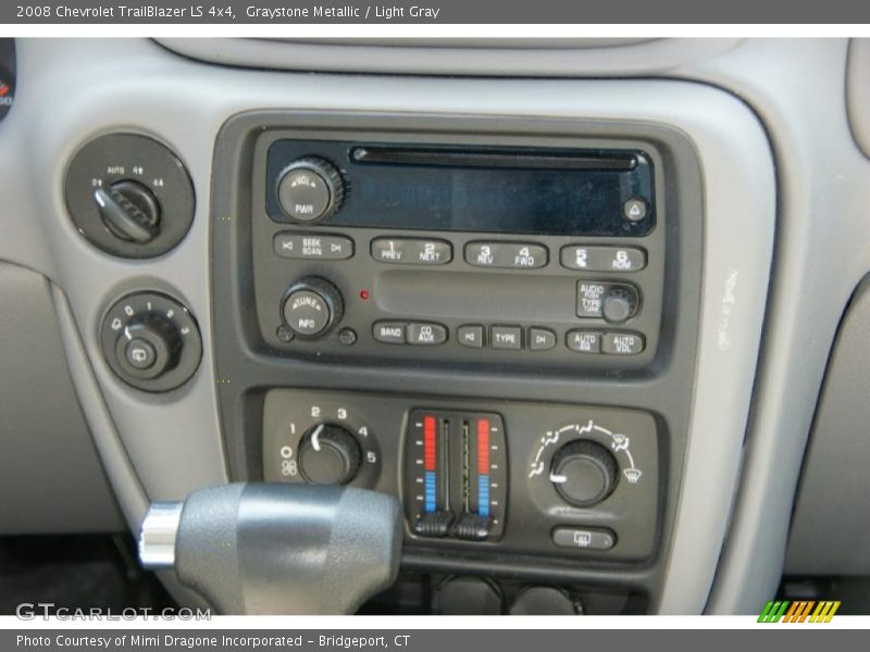 Graystone Metallic / Light Gray 2008 Chevrolet TrailBlazer LS 4x4