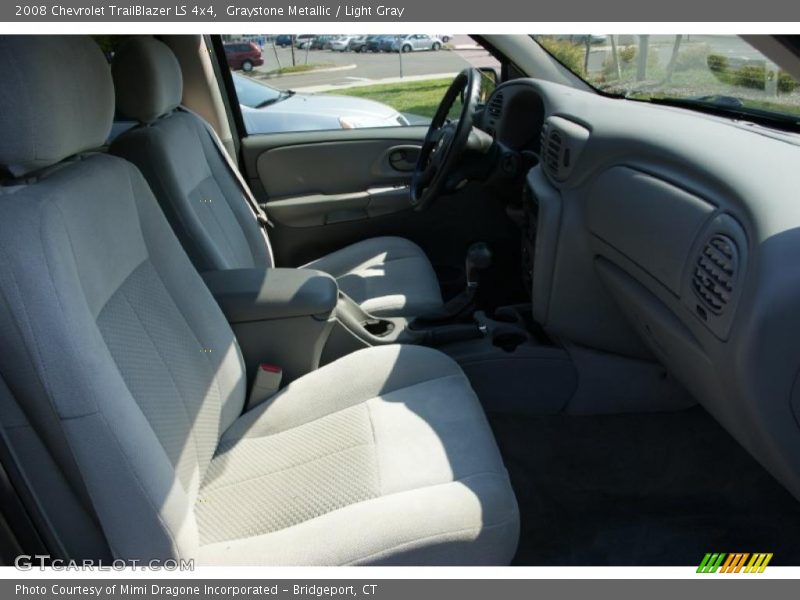 Graystone Metallic / Light Gray 2008 Chevrolet TrailBlazer LS 4x4