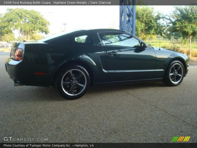 Highland Green Metallic / Dark Charcoal 2008 Ford Mustang Bullitt Coupe