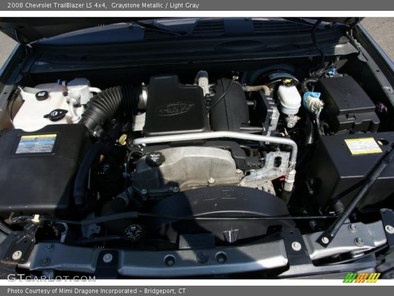 Graystone Metallic / Light Gray 2008 Chevrolet TrailBlazer LS 4x4