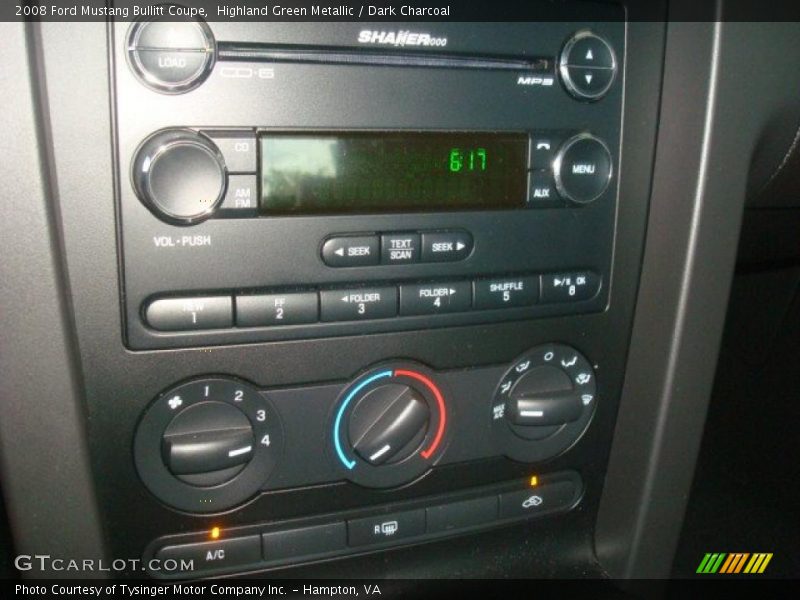 Highland Green Metallic / Dark Charcoal 2008 Ford Mustang Bullitt Coupe