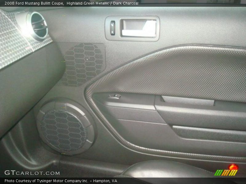 Highland Green Metallic / Dark Charcoal 2008 Ford Mustang Bullitt Coupe