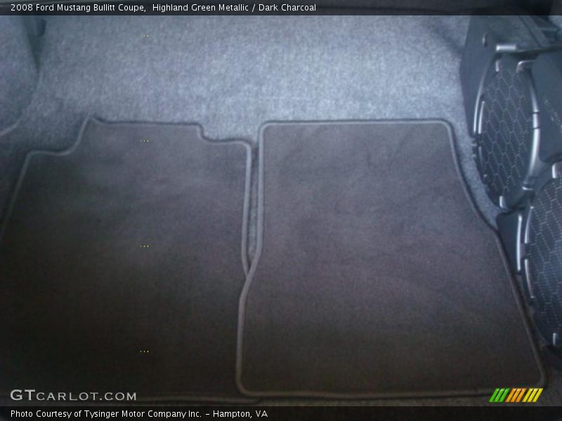Highland Green Metallic / Dark Charcoal 2008 Ford Mustang Bullitt Coupe