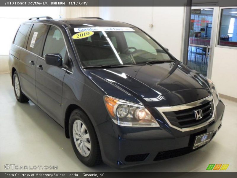 Bali Blue Pearl / Gray 2010 Honda Odyssey EX