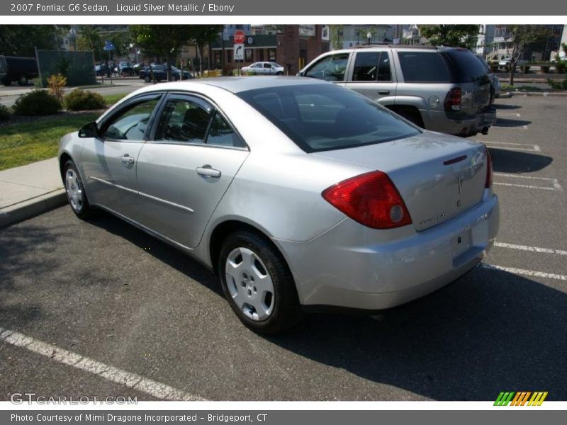 Liquid Silver Metallic / Ebony 2007 Pontiac G6 Sedan