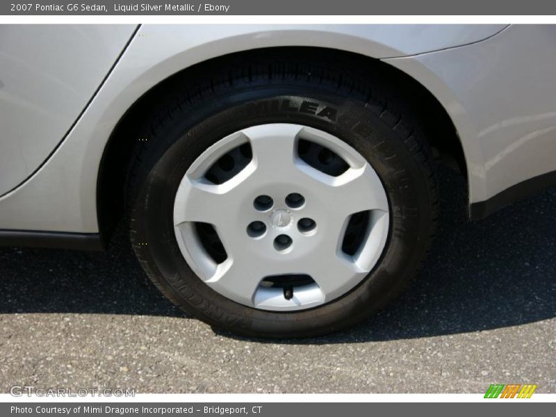 Liquid Silver Metallic / Ebony 2007 Pontiac G6 Sedan