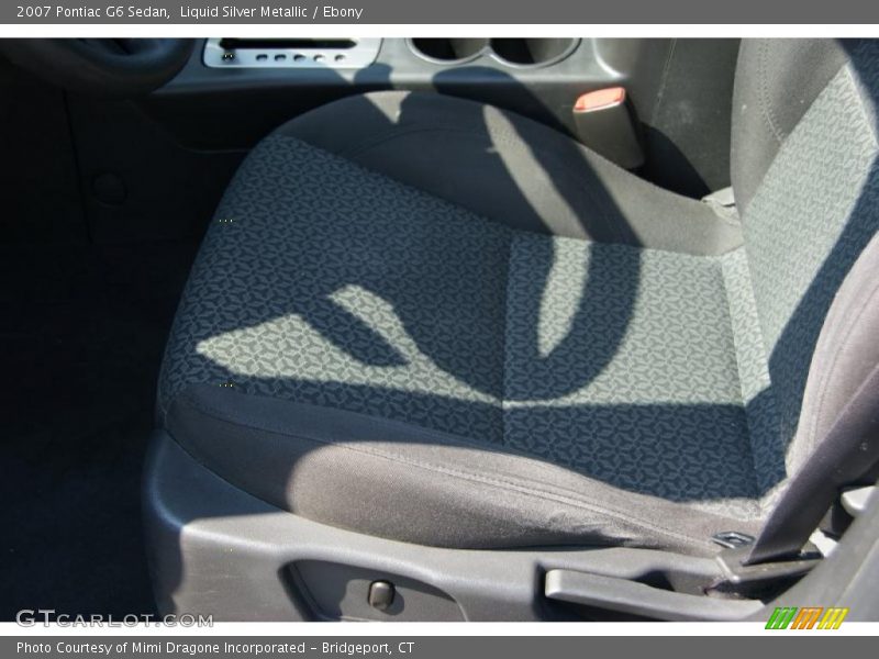 Liquid Silver Metallic / Ebony 2007 Pontiac G6 Sedan