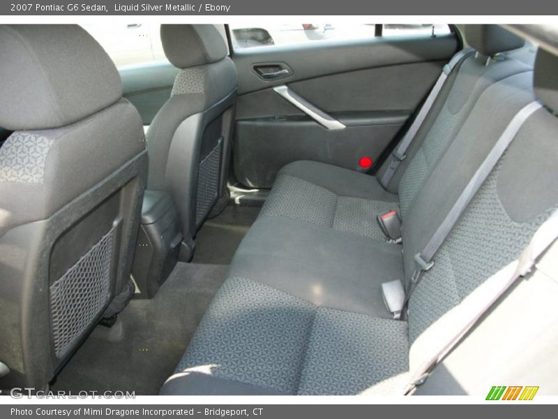 Liquid Silver Metallic / Ebony 2007 Pontiac G6 Sedan