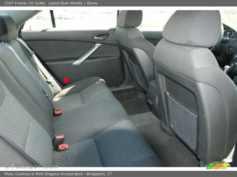 Liquid Silver Metallic / Ebony 2007 Pontiac G6 Sedan