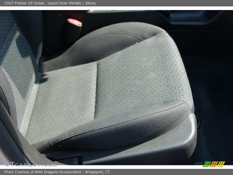 Liquid Silver Metallic / Ebony 2007 Pontiac G6 Sedan