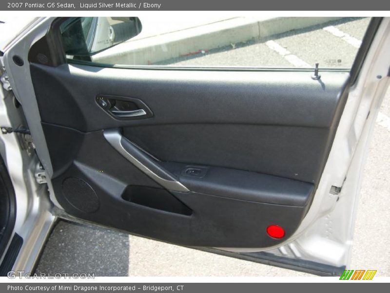 Liquid Silver Metallic / Ebony 2007 Pontiac G6 Sedan
