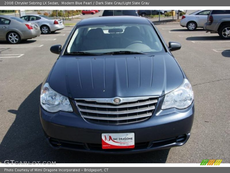 Modern Blue Pearl / Dark Slate Gray/Light Slate Gray 2008 Chrysler Sebring LX Sedan
