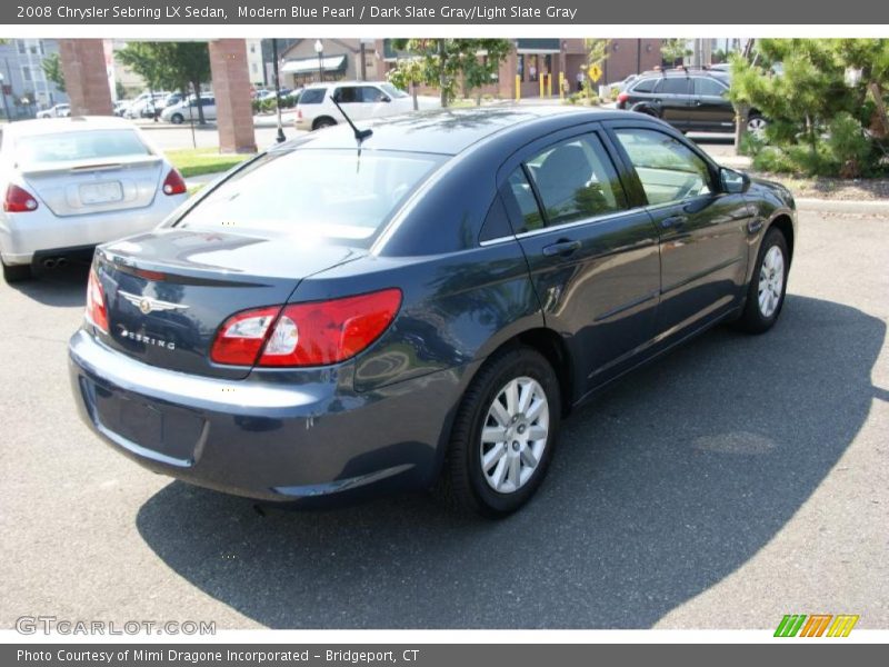 Modern Blue Pearl / Dark Slate Gray/Light Slate Gray 2008 Chrysler Sebring LX Sedan