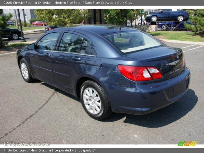 Modern Blue Pearl / Dark Slate Gray/Light Slate Gray 2008 Chrysler Sebring LX Sedan