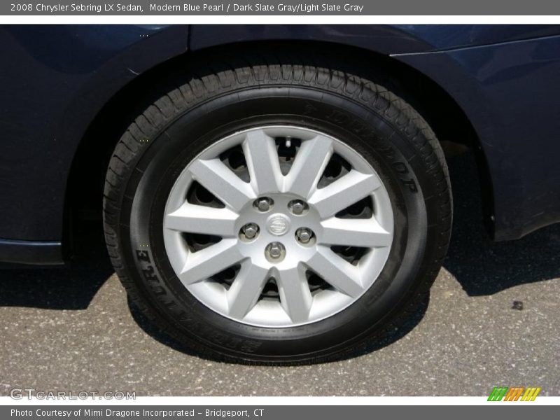 Modern Blue Pearl / Dark Slate Gray/Light Slate Gray 2008 Chrysler Sebring LX Sedan