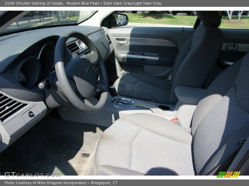 Modern Blue Pearl / Dark Slate Gray/Light Slate Gray 2008 Chrysler Sebring LX Sedan