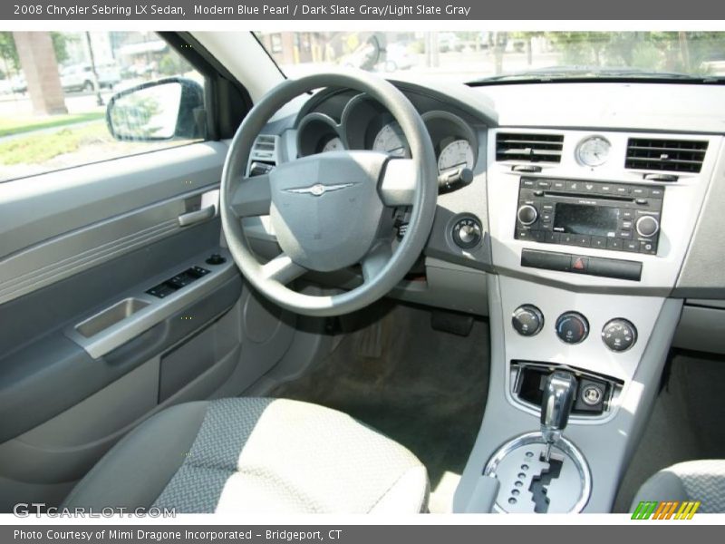 Modern Blue Pearl / Dark Slate Gray/Light Slate Gray 2008 Chrysler Sebring LX Sedan