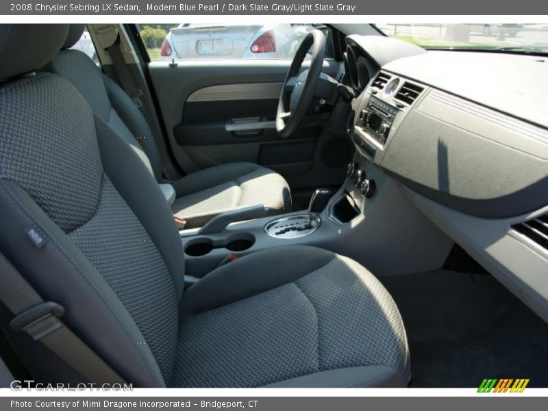 Modern Blue Pearl / Dark Slate Gray/Light Slate Gray 2008 Chrysler Sebring LX Sedan