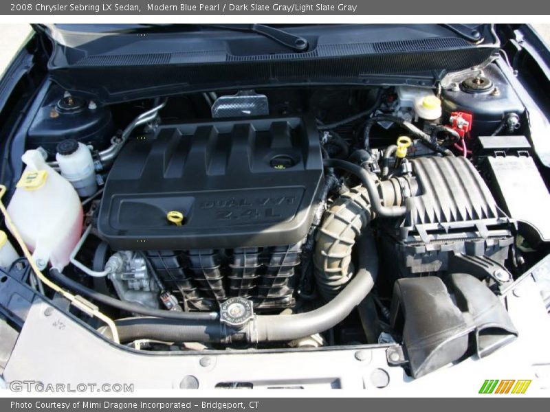 Modern Blue Pearl / Dark Slate Gray/Light Slate Gray 2008 Chrysler Sebring LX Sedan