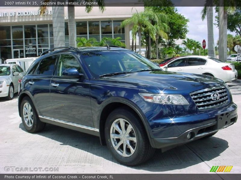 Sapphire Blue Metallic / Graphite 2007 Infiniti FX 35