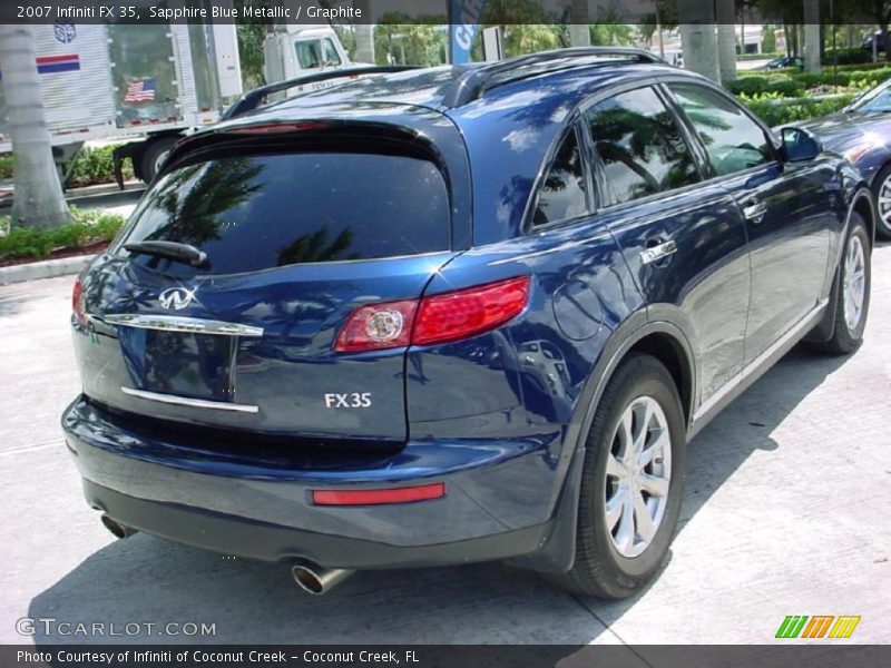 Sapphire Blue Metallic / Graphite 2007 Infiniti FX 35