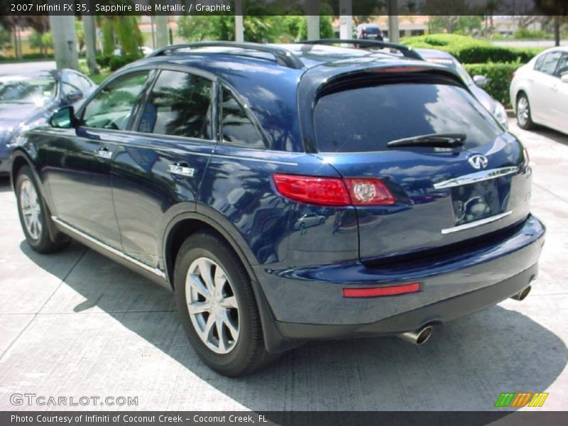 Sapphire Blue Metallic / Graphite 2007 Infiniti FX 35