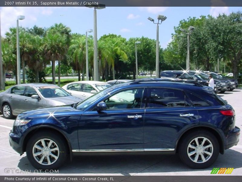 Sapphire Blue Metallic / Graphite 2007 Infiniti FX 35
