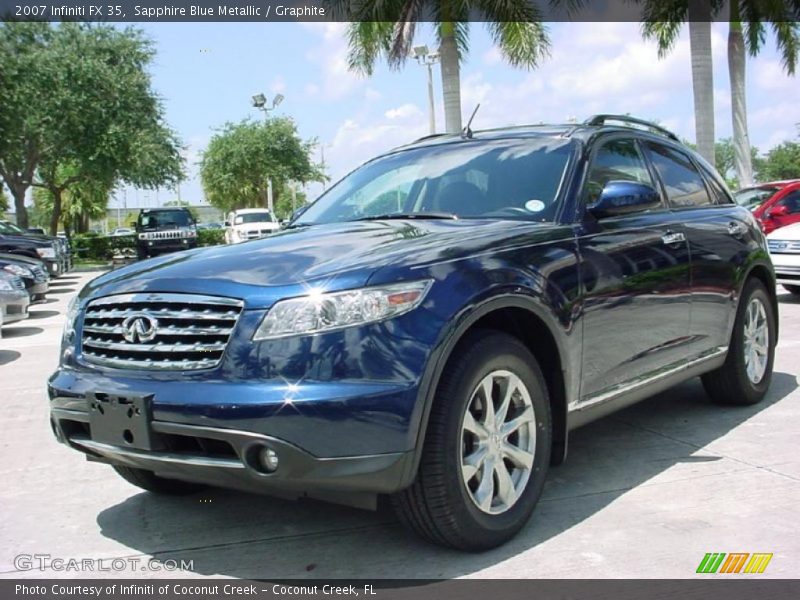 Sapphire Blue Metallic / Graphite 2007 Infiniti FX 35
