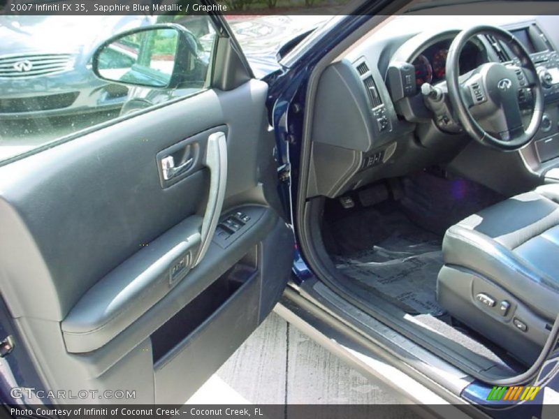 Sapphire Blue Metallic / Graphite 2007 Infiniti FX 35