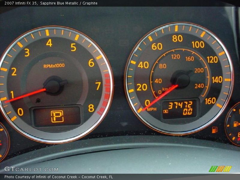 Sapphire Blue Metallic / Graphite 2007 Infiniti FX 35