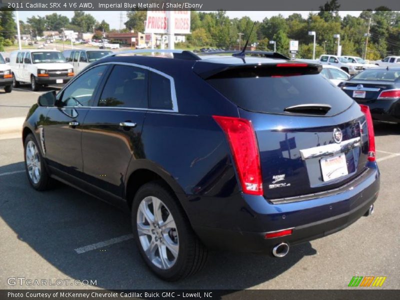 Imperial Blue Metallic / Shale/Ebony 2011 Cadillac SRX 4 V6 AWD
