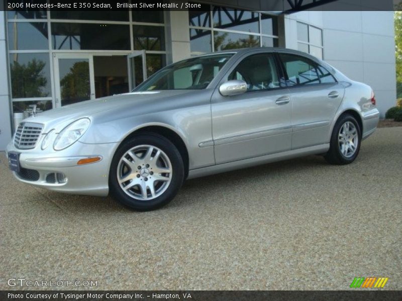 Brilliant Silver Metallic / Stone 2006 Mercedes-Benz E 350 Sedan