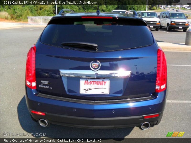 Imperial Blue Metallic / Shale/Ebony 2011 Cadillac SRX 4 V6 AWD