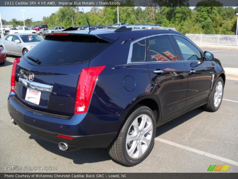 Imperial Blue Metallic / Shale/Ebony 2011 Cadillac SRX 4 V6 AWD