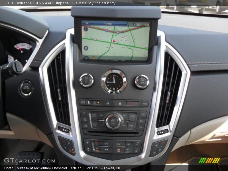 Imperial Blue Metallic / Shale/Ebony 2011 Cadillac SRX 4 V6 AWD