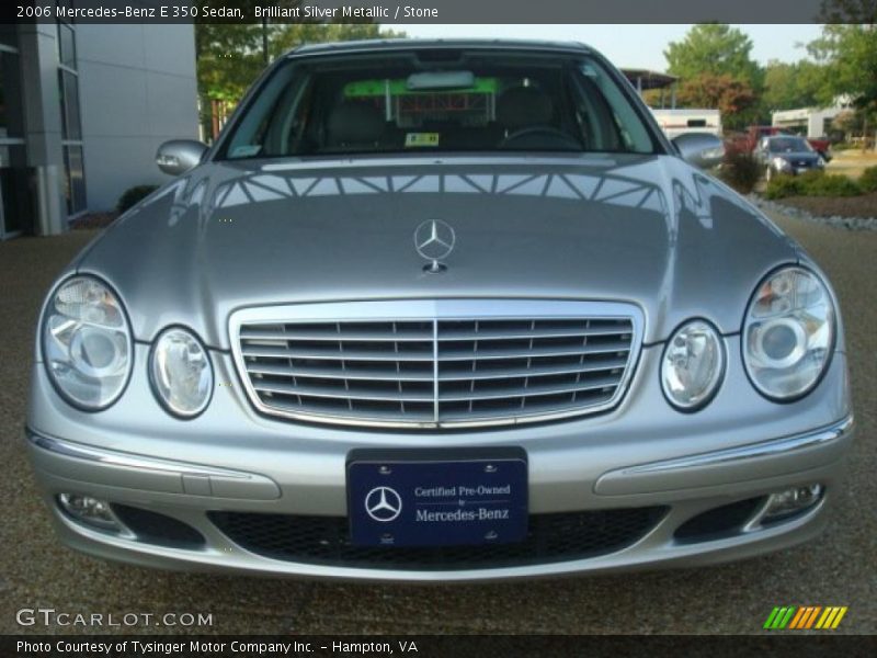 Brilliant Silver Metallic / Stone 2006 Mercedes-Benz E 350 Sedan