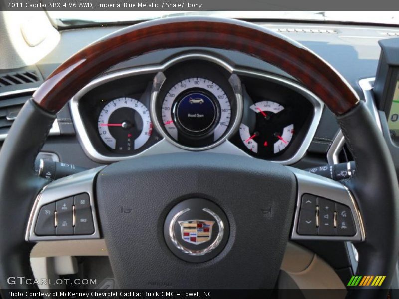 Imperial Blue Metallic / Shale/Ebony 2011 Cadillac SRX 4 V6 AWD