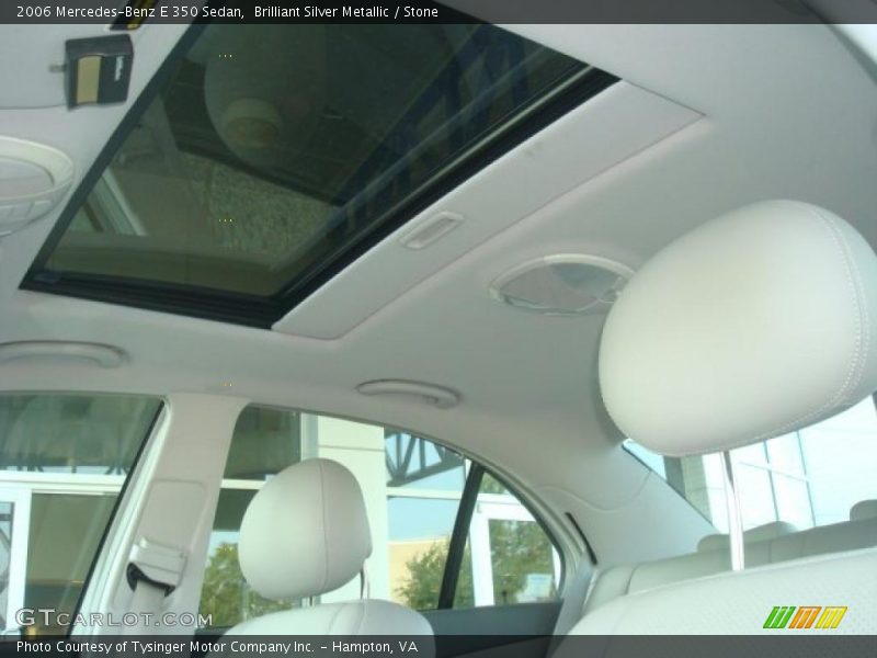 Brilliant Silver Metallic / Stone 2006 Mercedes-Benz E 350 Sedan