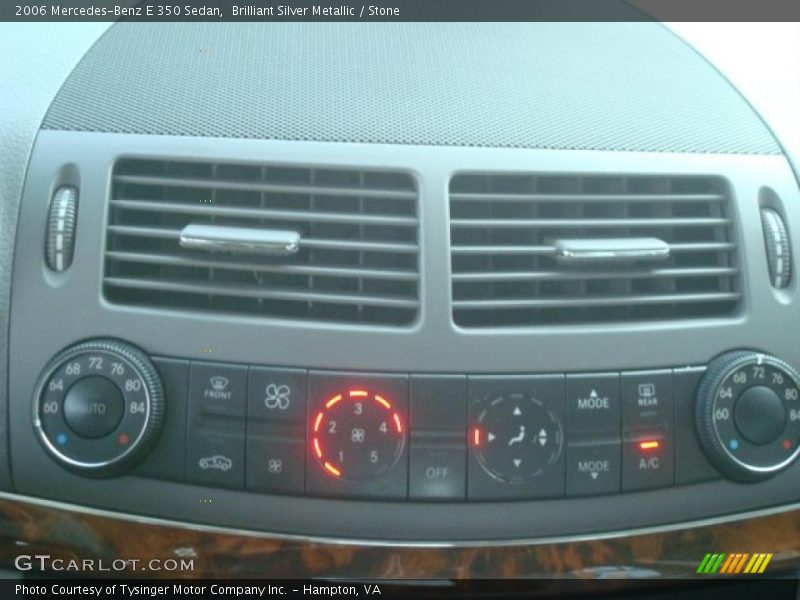 Brilliant Silver Metallic / Stone 2006 Mercedes-Benz E 350 Sedan