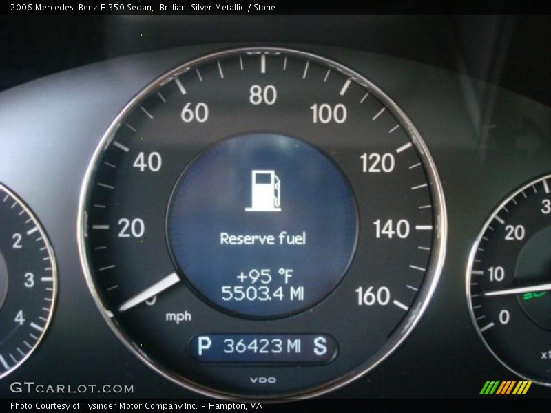 Brilliant Silver Metallic / Stone 2006 Mercedes-Benz E 350 Sedan