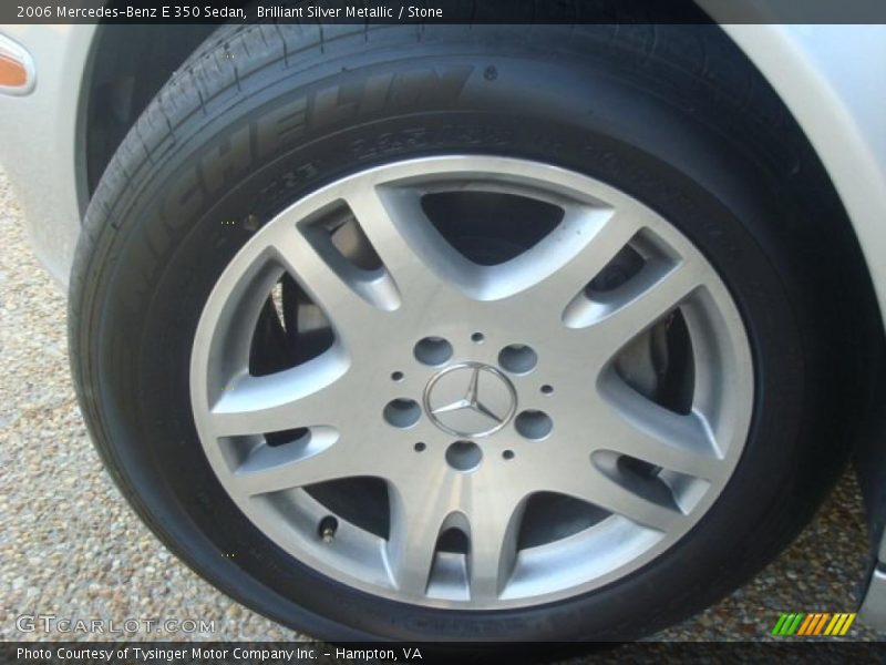 Brilliant Silver Metallic / Stone 2006 Mercedes-Benz E 350 Sedan