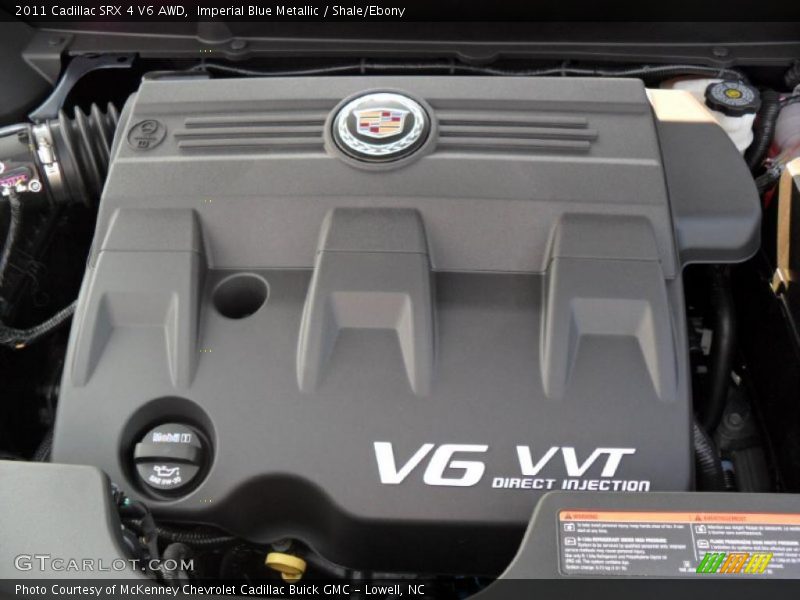 Imperial Blue Metallic / Shale/Ebony 2011 Cadillac SRX 4 V6 AWD