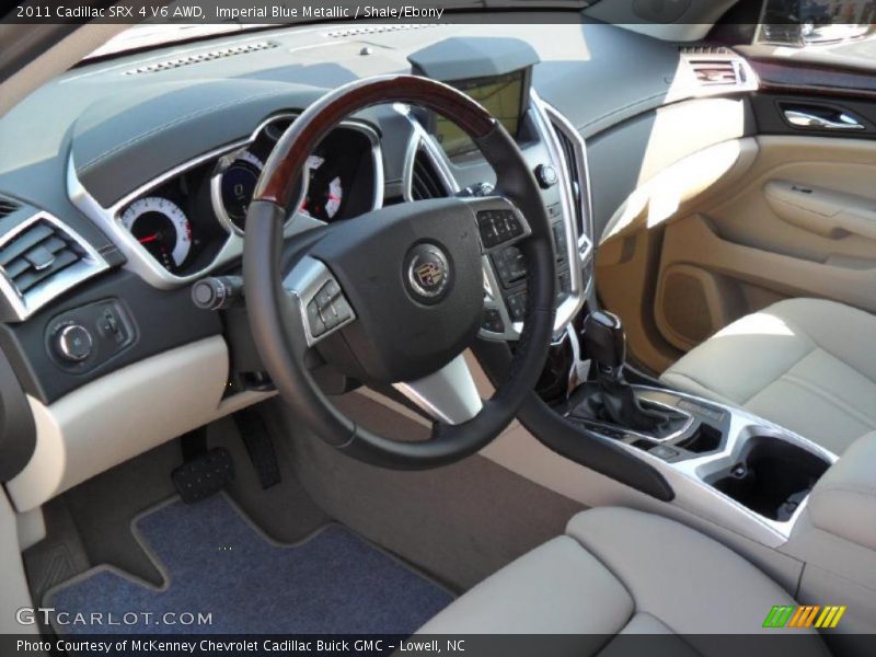 Imperial Blue Metallic / Shale/Ebony 2011 Cadillac SRX 4 V6 AWD