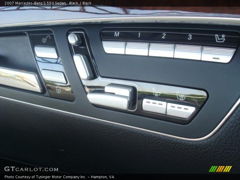 Black / Black 2007 Mercedes-Benz S 550 Sedan