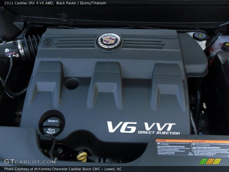 Black Raven / Ebony/Titanium 2011 Cadillac SRX 4 V6 AWD