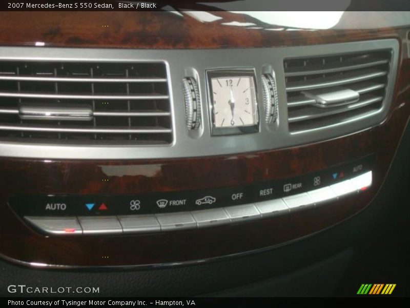 Black / Black 2007 Mercedes-Benz S 550 Sedan