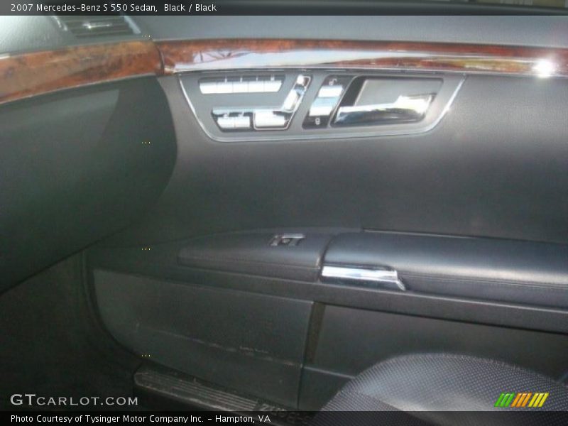 Black / Black 2007 Mercedes-Benz S 550 Sedan