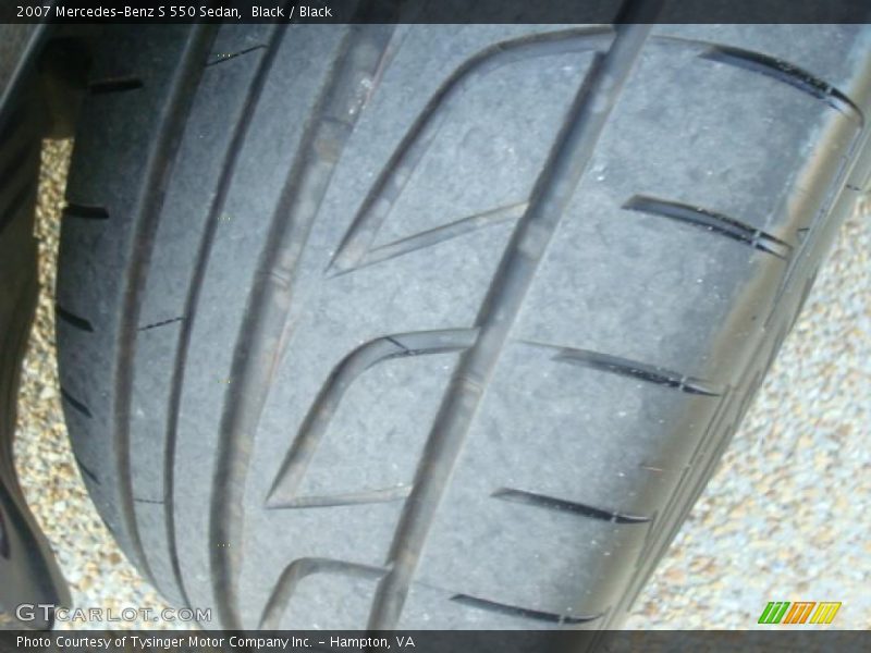 Black / Black 2007 Mercedes-Benz S 550 Sedan