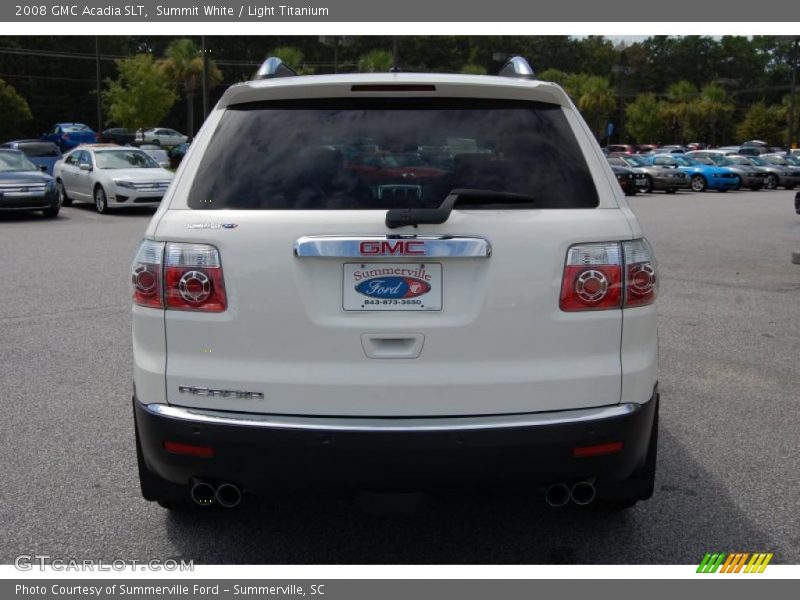 Summit White / Light Titanium 2008 GMC Acadia SLT