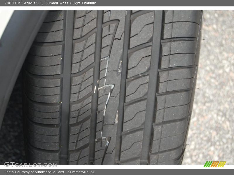 Summit White / Light Titanium 2008 GMC Acadia SLT